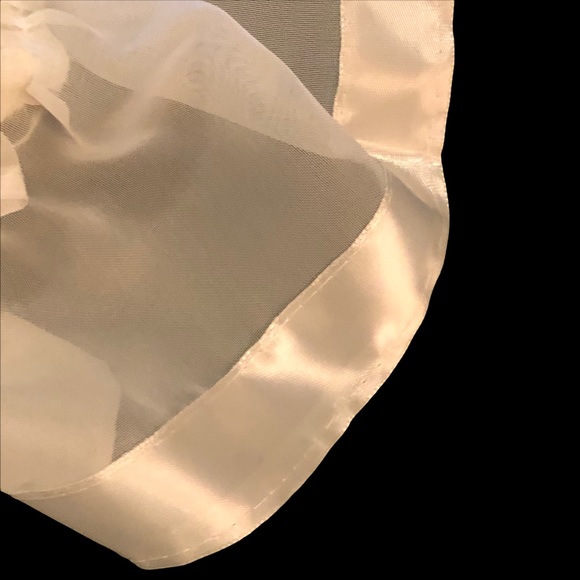 Victorian Style Pillow w/Embroidery and Satin Trim; 9”x15” Prop Pillow, Doll etc - Picture 4 of 6